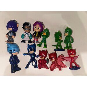 Set of 11 PJ Mask Action Figures - Wolfies, Catboy, Owlette, Gekko and More!